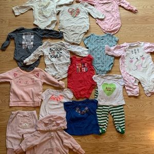 Baby girl bundle 0-3 month